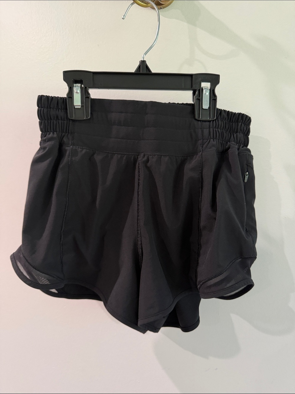 lululemon athletica Black High-Waist Athletic Shorts